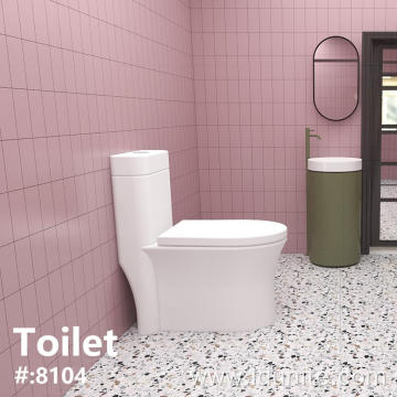 Sanitary Ware One-Piece Bathroom S-Trap Toilet for Adult